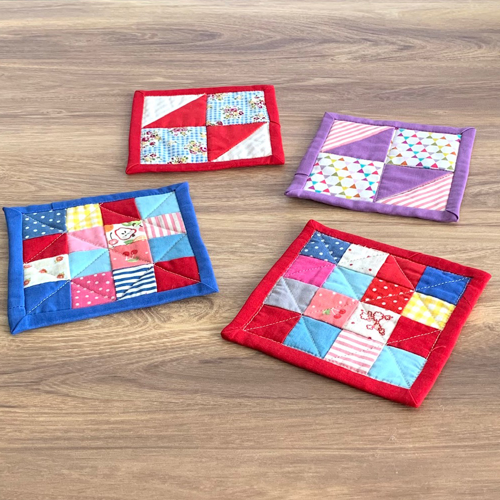 いろいろな布でかわいく♪コースターの作り方nunocoto fabric