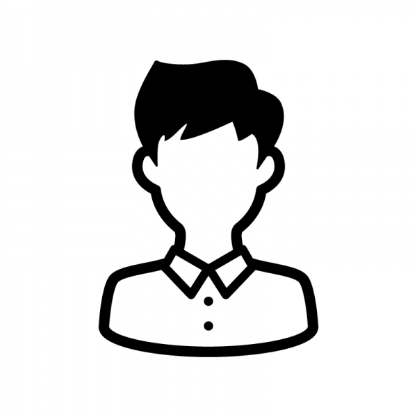 男性のシルエットの無料イラスト – かわいいフリー素材屋「いらすと係」