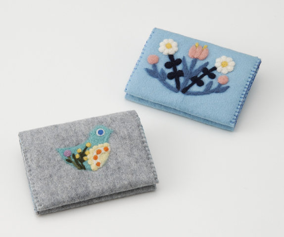 ギボシ留めポケット付き両面パスケースの作り方を解説 レザークラフト 型紙のPDF販売