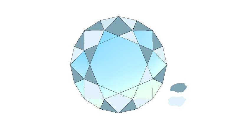 イラストレーターできらきらの宝石を簡単に作る方法: イラスト作成解説書