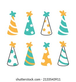 誕生日帽子ライン アイコンのイラスト素材・ベクター Image 41025335