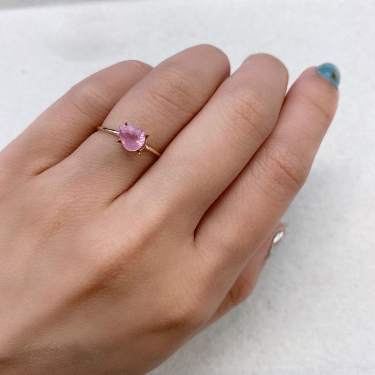 9 23 22時販売 モザンビーク産シルキーピンクスピネル 0.610ctルース