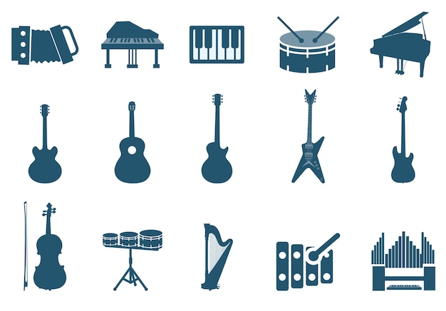 楽器 アイコン、ロゴ、シンボル – 無料ダウンロード PNG、SVG