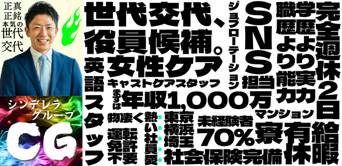 シンデレラFCグループの高収入の風俗男性求人 | FENIXJOB