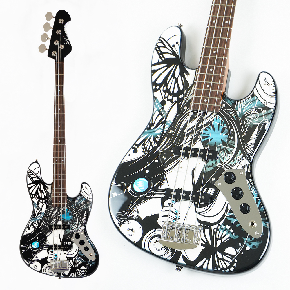 製作者行方不明 ユニークデザイン エレキギター 赤黒鏡 ユニークなギター」のアイデア 900