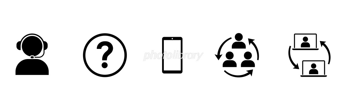 コールセンターのアイコンフリーのアイコンイラスト素材 icon-pit