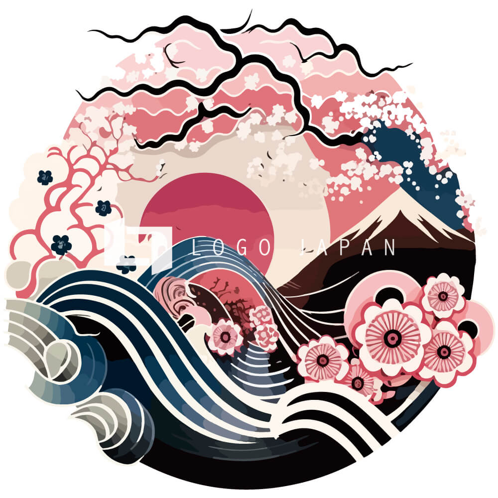 和柄 流水紋イラスト無料イラスト・フリー素材なら「イラストAC」