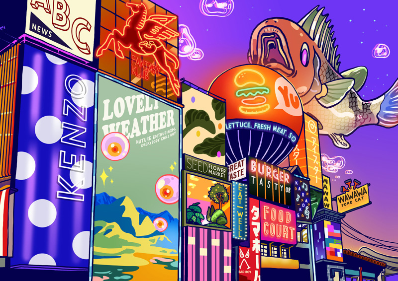 イマジネーションの世界に誘う、イラストで魅せるポスターデザインASOBOAD