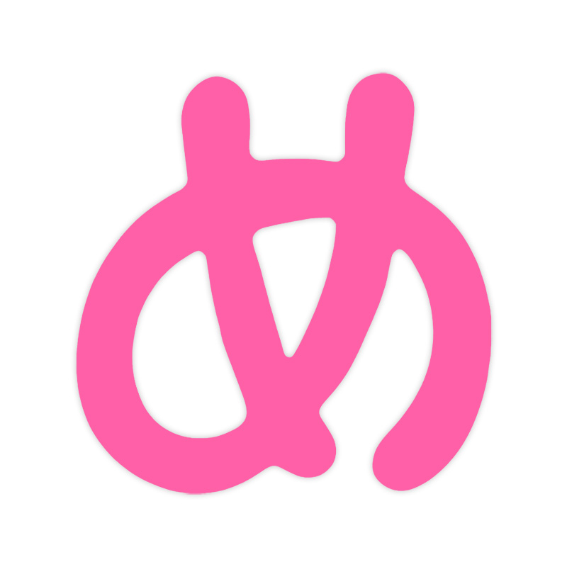 Amazon.co.jp: 東洋マーク 文字 まんが文字 ひ ピンク ステッカー ZMP-27 : 車＆バイク