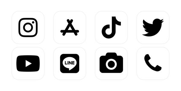 コークオンアプリアイコン黒TikTok