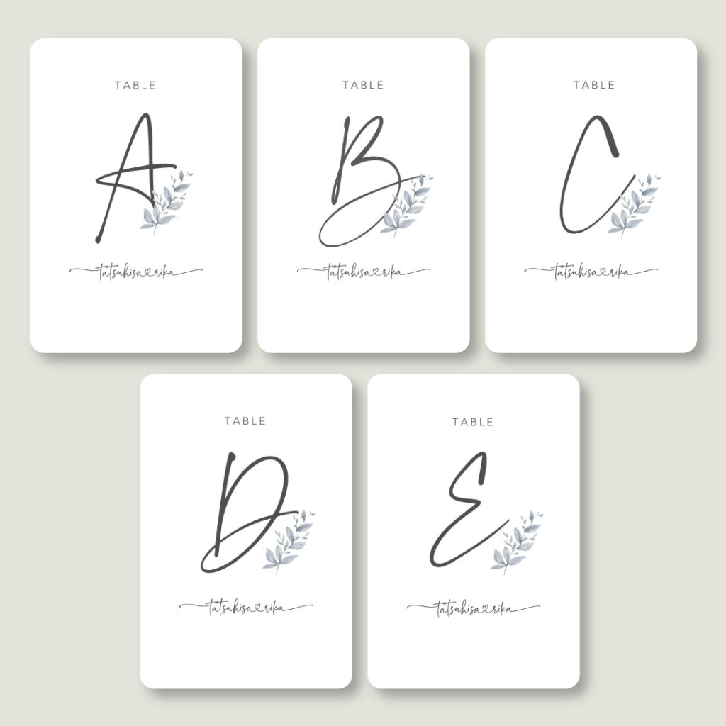 無料配布 オリジナル テーブルナンバー テンプレートが登場！ダウンロードDIY方法も♪ウェディングニュース