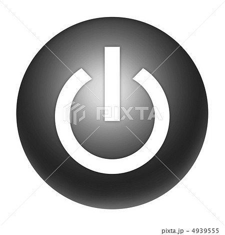 未来的な電源アイコンボタンPremiumベクトル素材