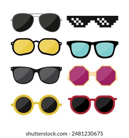 ドットなサイバーサングラスイラスト - No: 22487905無料イラスト・フリー素材なら「イラストAC」