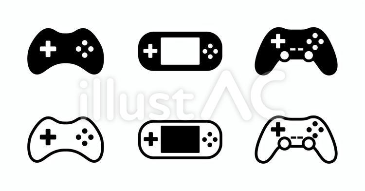 ゲーム モノクロアイコン フリー素材 – アイコン・イラストダウンロードサイト OWL STOCK -オウルストック