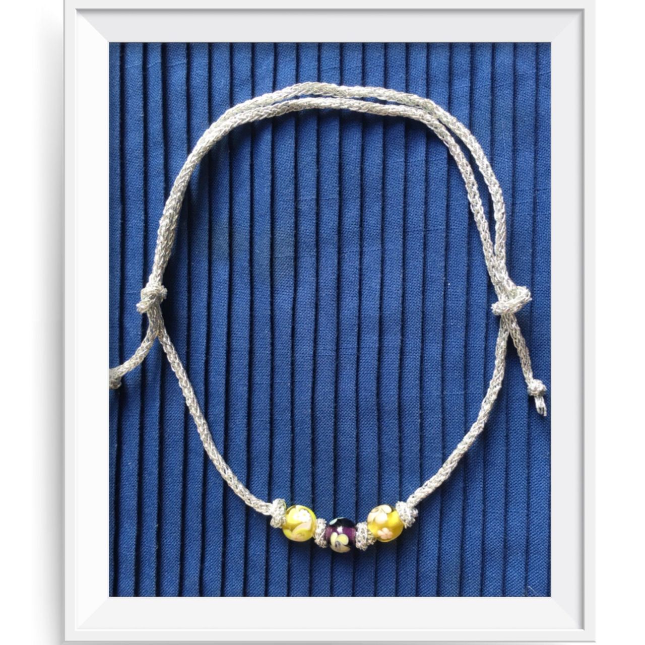 簡単❣️とんぼ玉 紐結びで作る ネックレス町田店生地、手芸用品のオカダヤ okadaya 公式ショップブログ