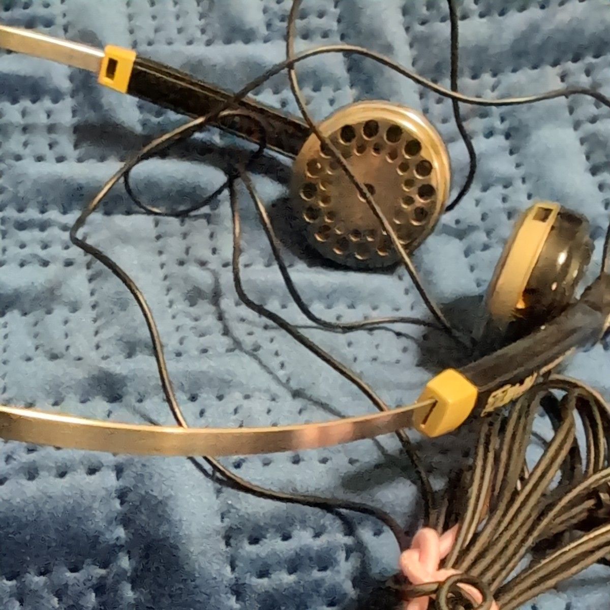 動作品 レトロ ソニー カセット ウォークマン用 ヘッドホン ヴィンテージ ヘッドフォン イヤフォン