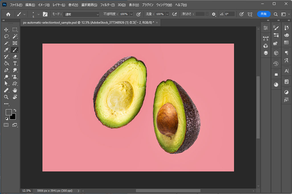 Photoshopの使い方！被写体をドラッグで自動選択する クイック選択ツール姫野家クリエイティブノート
