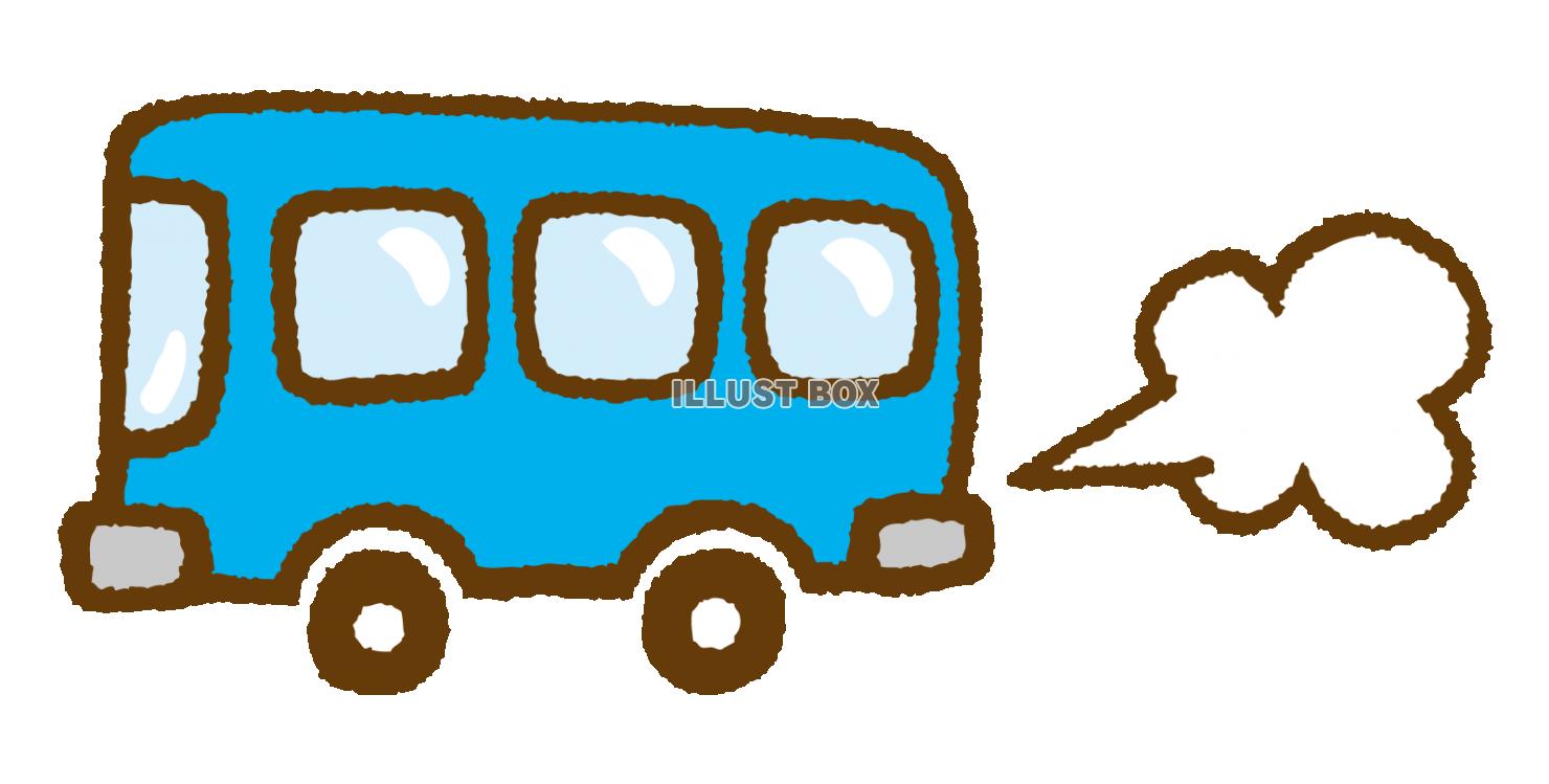 バスのイラストNo16イラストポップ