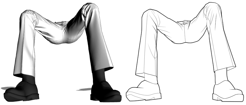 超初心者向け 服の描き方を基本から！シャツ・ズボン・スカートの構造を覚えようお絵かき講座パルミ