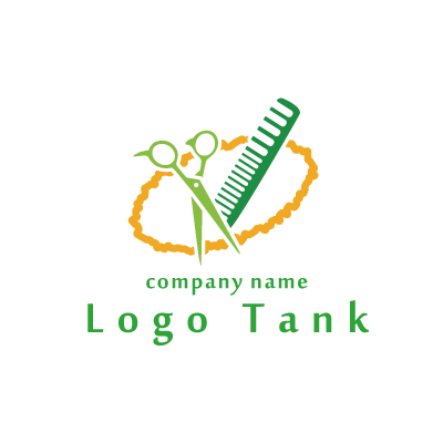 美容室のロゴマークデザインロゴデザイン名古屋.com