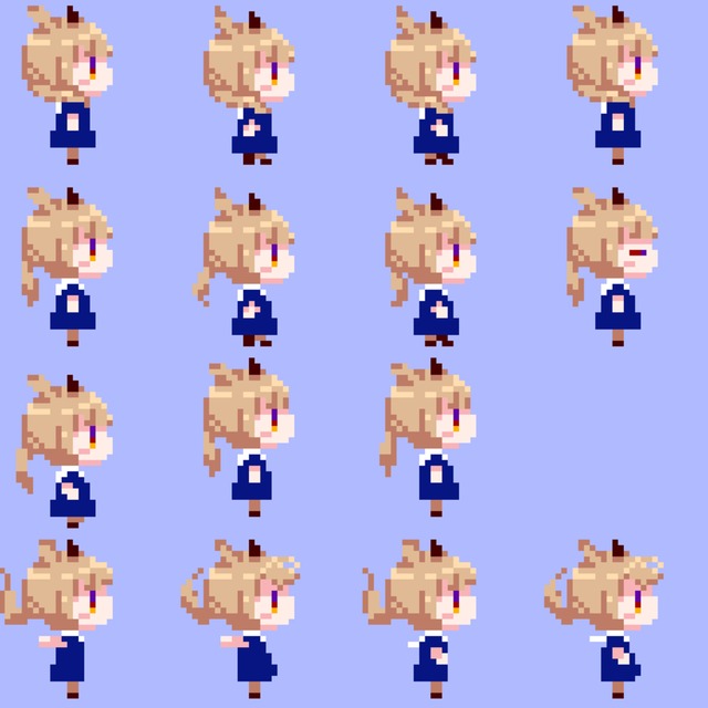 ドット絵雑談「ドット絵作成ツール『EDGE』を使ったドット絵ＧＩＦ画像の作り方」でげのゲームブログ