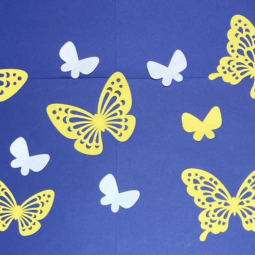 壁面飾り ちょうちょ 型紙 LONDON 通販 11375831Creema クリーマ