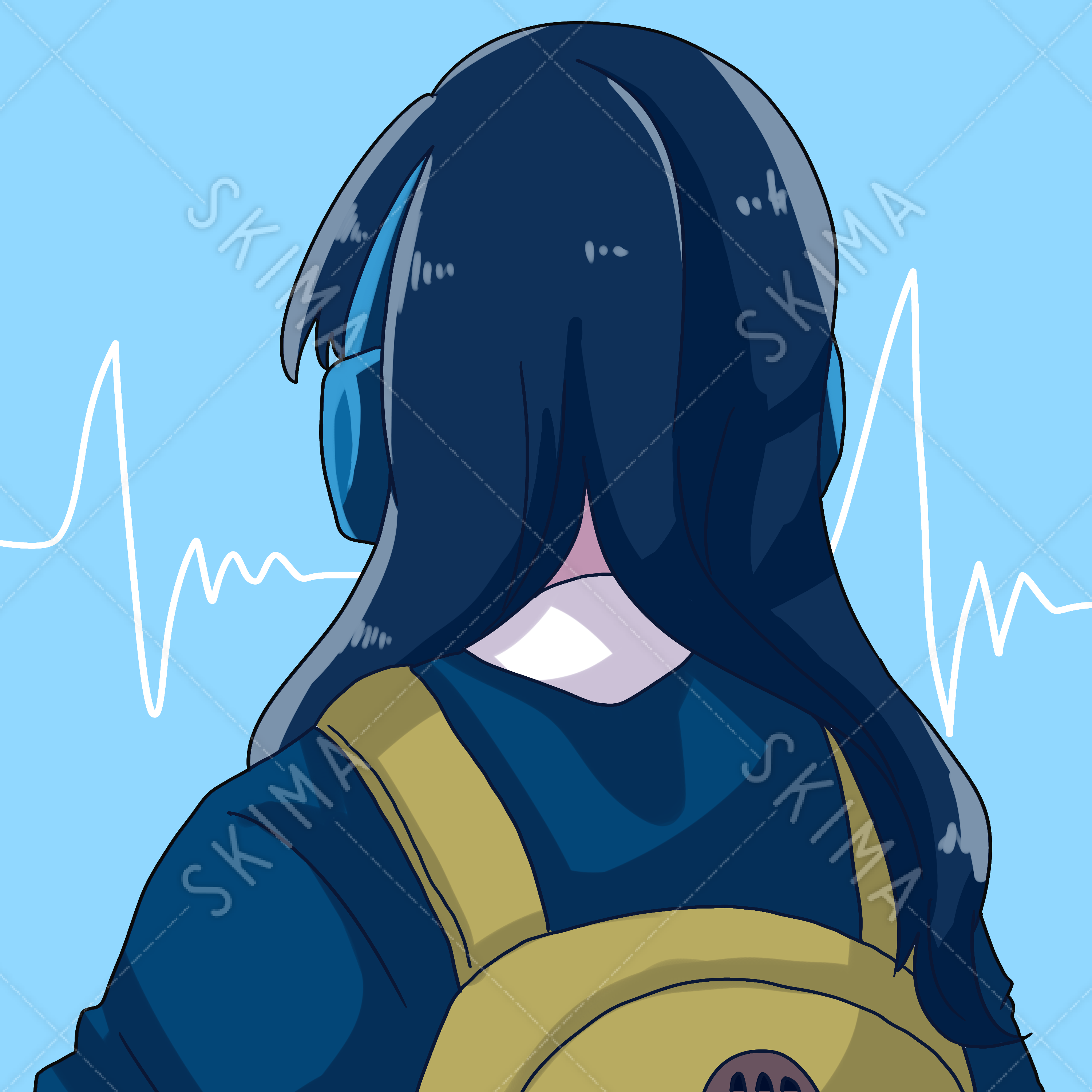 後ろ姿の女の子 ボブヘア のアイコンかわいいフリーアイコン・イラストの無料素材サイトフリーペンシル