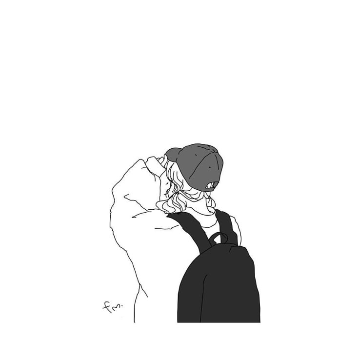 商用可！シンプルでオシャレなイラストを描きます SNSのアイコンや結婚式アイテムとしてもおすすめです❤︎ココナラ