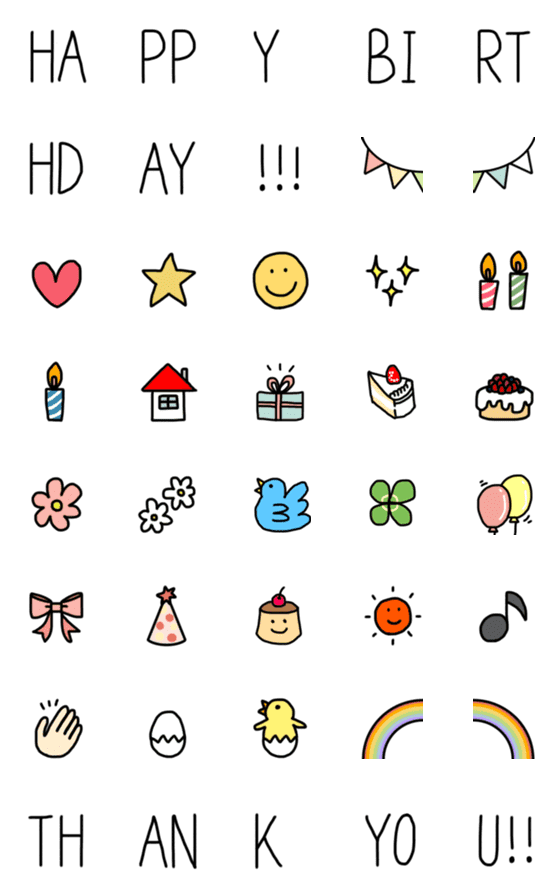 お誕生日❤️お祝い メッセージスタンプ - LINE スタンプLINE STORE
