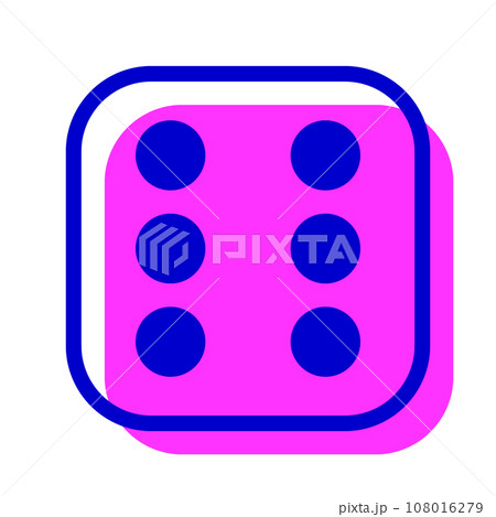 サイコロ アイコンイラスト無料イラスト・フリー素材なら「イラストAC」