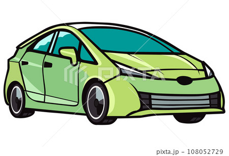 トヨタハイエースのかわいいイラスト