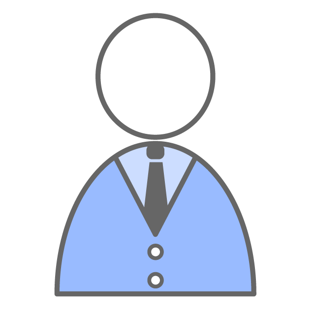 シンプルなビジネスマンのアイコンフリーのアイコンイラスト素材 icon-pit