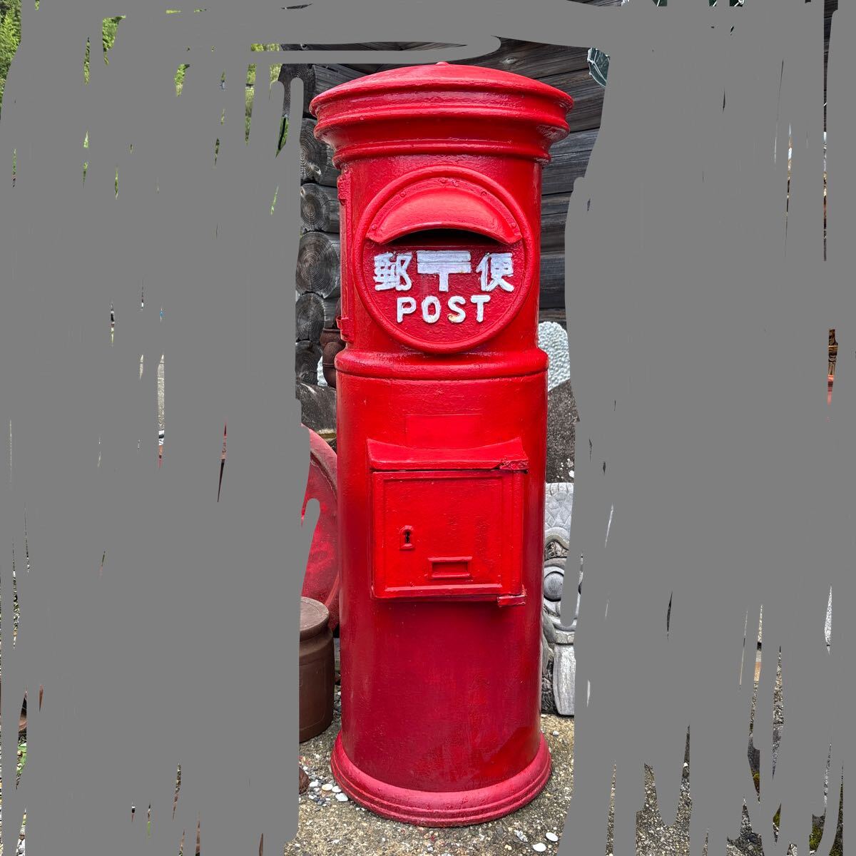 郵便ポスト アメリカンポスト アメリカンヴィンテージポスト 郵便受け メールボックス 新聞受け アメリカン セトクラフト スタンドタイプ レトロおしゃれレッド
