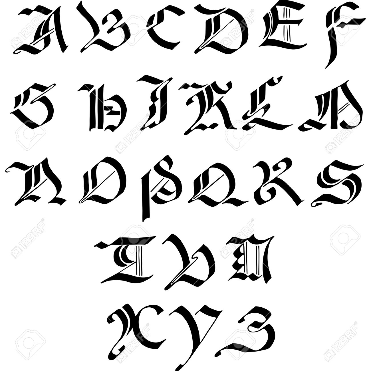 かっこいい アルファベットのイラスト素材 - PIXTA