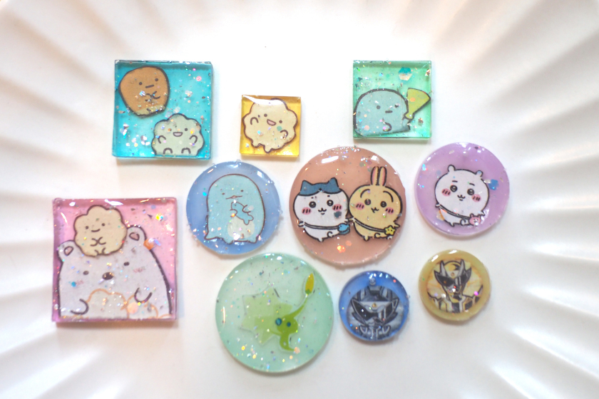 ハンズ梅田店梅田店 レジンシールでつくる 簡単可愛いミラーキーホルダー2024 12 15 日- HANDS DO - ハンズ