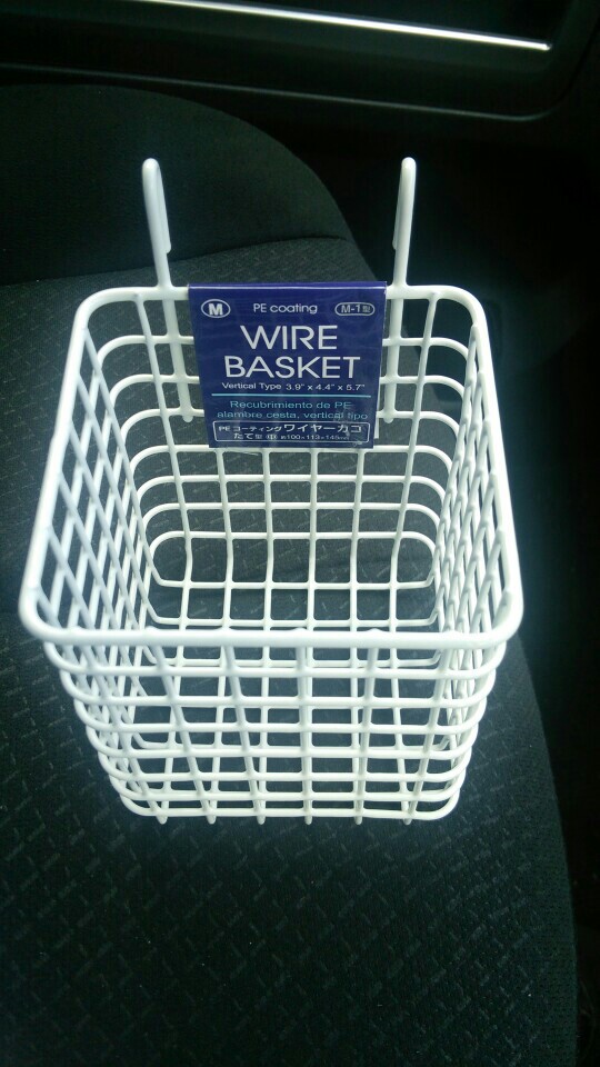 ＋3アイテムでお洒落に便利に！ダイソーワイヤーバスケット改造方法やってみようブログ