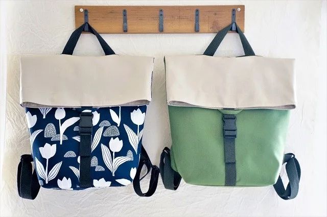 本格的手作りリュック！２WAYリュック 型紙 作り方 初心者向け M・Ｌセット