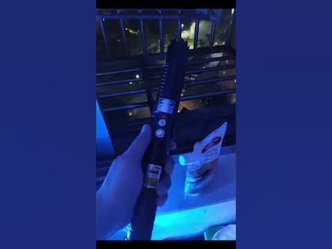 レーザーポインター 最強 ブルー450nm 海外 販売店 ビームエキスパンダー搭載 レーザーポインターレーザーレーザービームレーザー光線laserpointerlaser最強 - YouTube