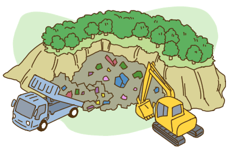 ゴミ処理場で働く人イラスト - No: 2019795無料イラスト・フリー素材なら「イラストAC」