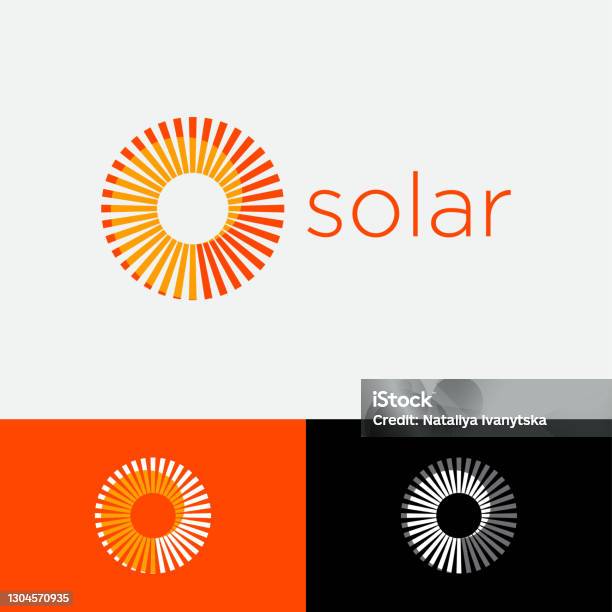 太陽をおしゃれな模様で表現したロゴ ロゴタンク 企業・店舗ロゴ・シンボルマーク格安作成販売