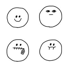 8ドットフォント+絵文字 白黒- LINE絵文字LINE STORE