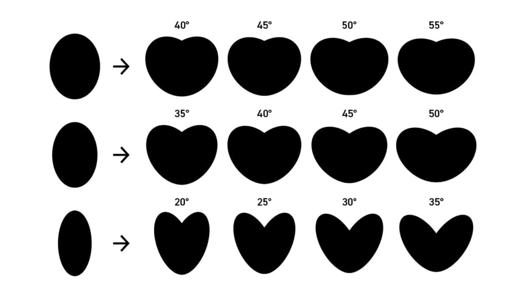 Illustrator イラレで簡単にハートを作る方法 Adobemoku review