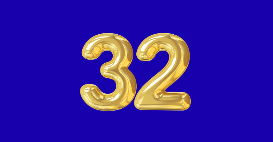 シウマさん数字「32 南・バイオレット 」の待ち受け画像のダウンロード開運のアンテナ