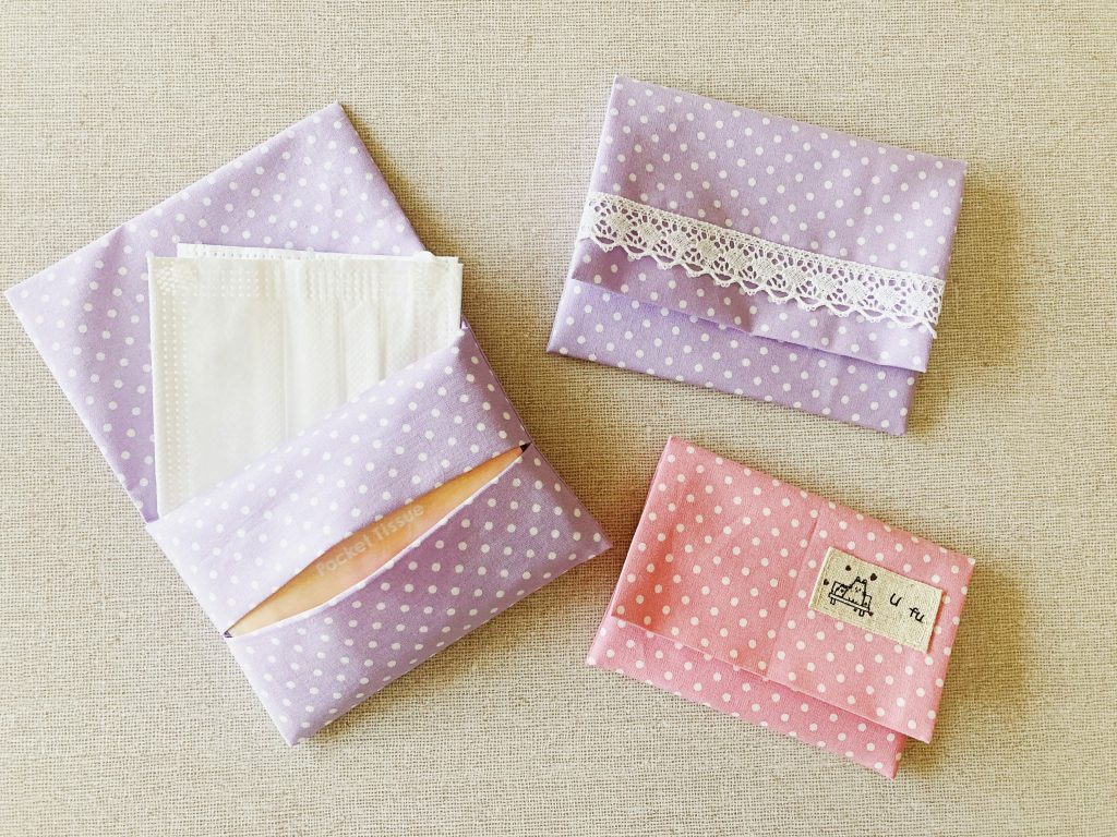 簡単なポケットティッシュケースの作り方ポケットティッシュ本舗ハンドメイドポケットティッシュケース