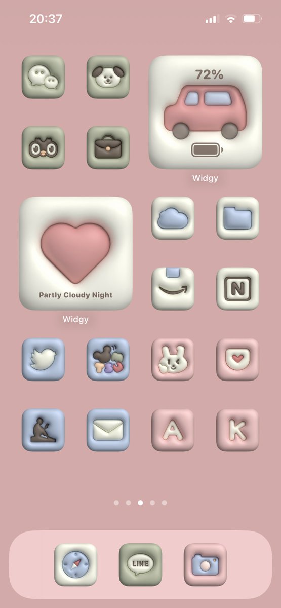 アプリ アイコン ぷっくり一覧TikTok