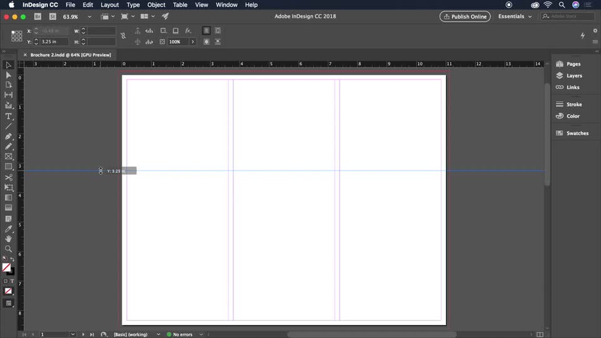 InDesignでA4パンフレット作成 - YouTube