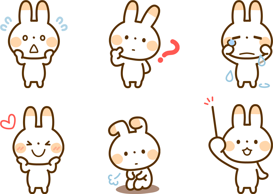 キャラクターフリーイラスト素材 ガガフリ