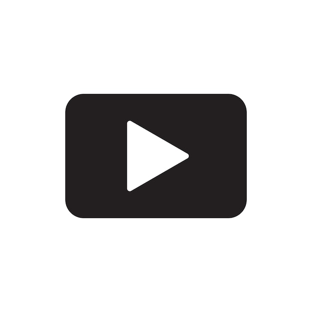 動画などの「再生ボタン」アイコンのフリー素材 商用可