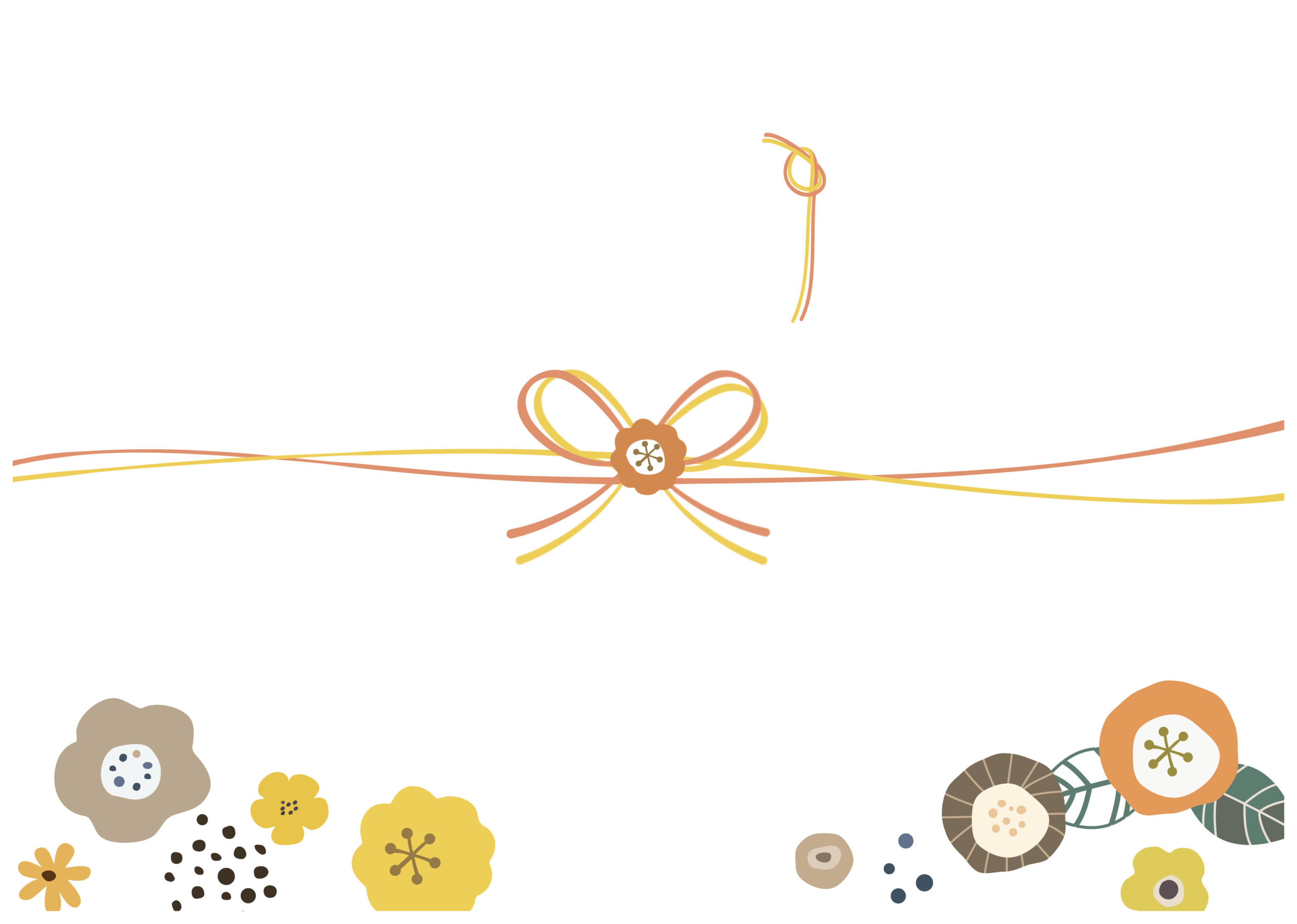 のし紙：水引 蝶結び– お茶と菓で岩淵