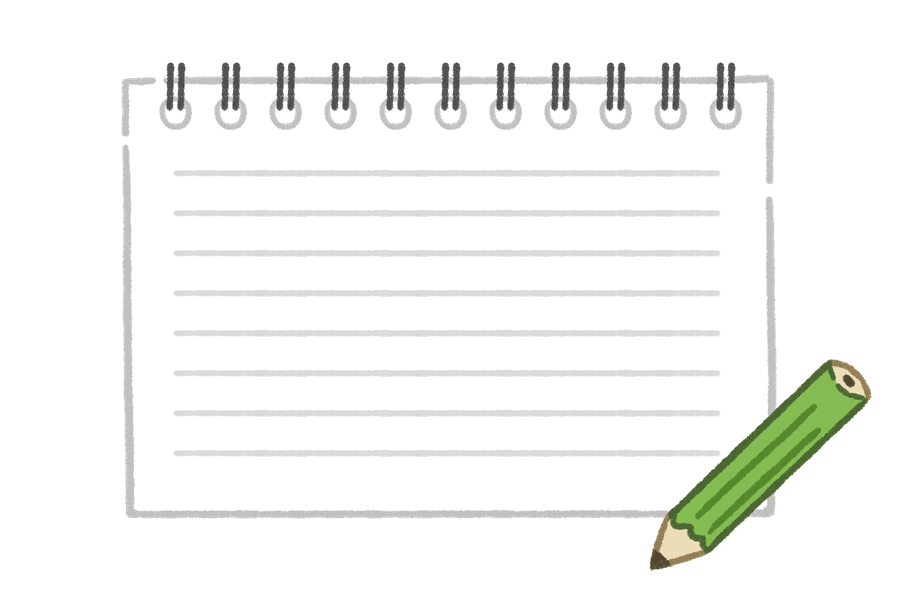 罫線付き破ったリングノートの黒フレーム飾り枠イラスト無料イラスト かわいいフリー素材集 フレームぽけっと